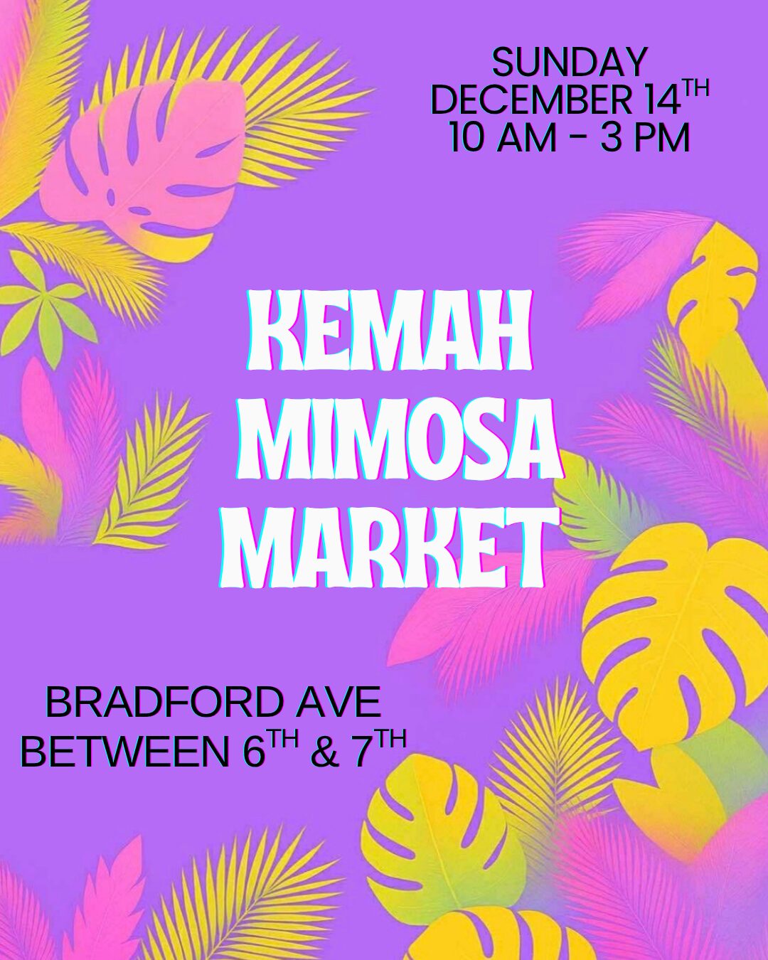12/14 Kemah Mimosa Market