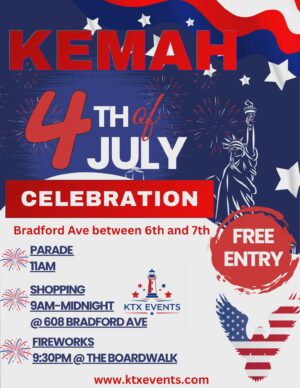 7/4/2026 Kemah 4th of July Celebration - Happy Birthday America Market
