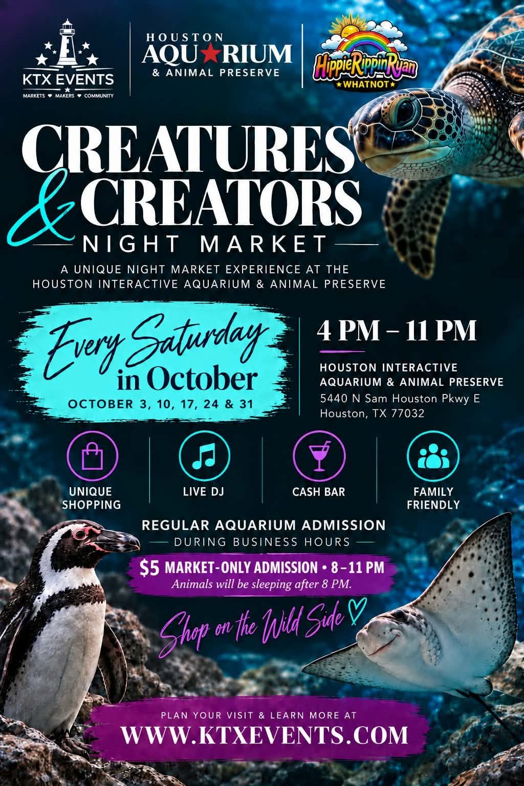 10/31/2026 Creatures & Creators Night Market