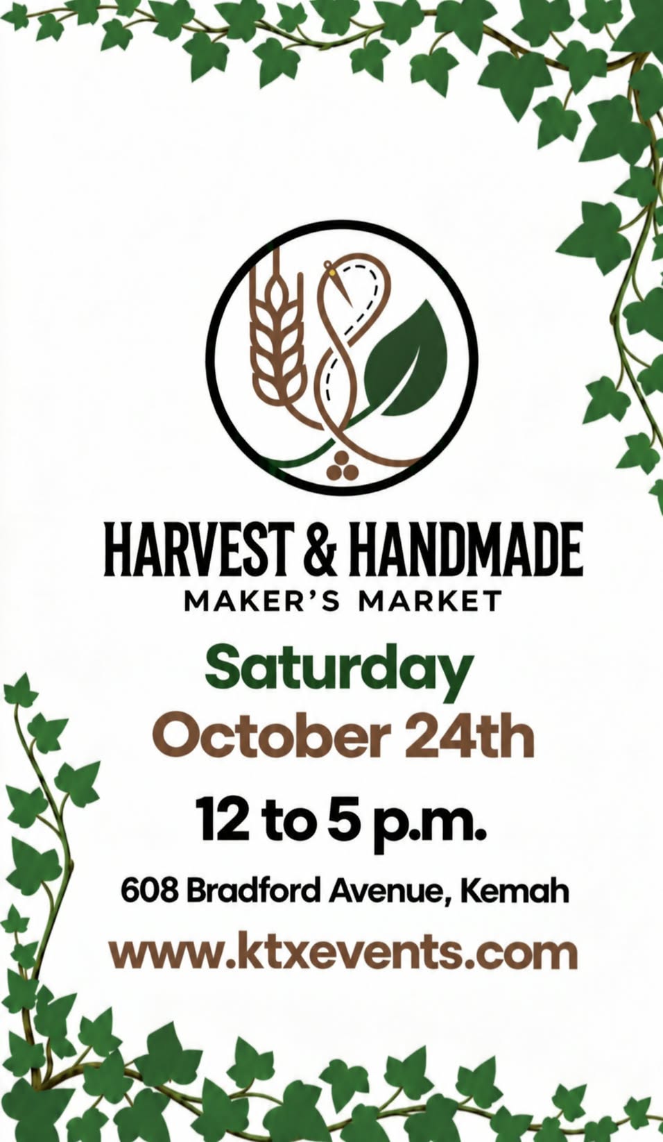 10/24/2026 Harvest & Handmade Maker's Market